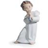 Lladrò LLADRO' Figurina Angioletto con Flauto 16x8cm Porcellana