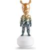 Lladrò LLADRO' Scultura The Guest By Supakitch Modello Piccolo Serie Numerate 30x11cm Porcellana