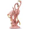Lladrò LLADRO' Scultura Fenicotteri Rosa 33x15cm Porcellana