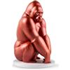 Lladrò LLADRO' Scultura Gorilla Rosso Metallizzato Serie Limitata 37x23cm Porcellana