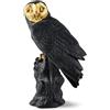 Lladrò LLADRO' Scultura Gufo Nero Oro Serie Limitata 41x25cm Porcellana