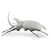 Lladrò LLADRO' Scarabeo Rinoceronte Bianco Opaco 12x26cm Porcellana