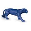 Lladrò LLADRO' Scultura Pantera Azzurro Opaco 19x50cm Porcellana