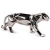 Lladrò LLADRO' Scultura Pantera Argento 19x50cm Porcellana