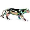 Lladrò LLADRO' Scultura Pantera Iridescente 19x50cm Porcellana