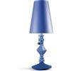 Lladrò LLADRO' Lampada da Tavolo Belle De Nuit Azzurro 57x20cm Porcellana