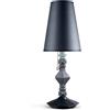 Lladrò LLADRO' Lampada da Tavolo Belle De Nuit Nero 57x20cm Porcellana