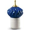 Lladrò LLADRO' Candela Pinnacolo Azzurro 1001 Lights Profumo Unbreakable Spirit 13x8cm Porcellana