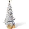 Lladrò LLADRO' Figurina Albero di Natale con Regali Lustro Oro 26x11cm Porcellana