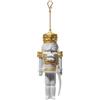 Lladrò LLADRO' Ornamento Natalizio Schiaccianoci Lustro Oro 16x4cm Porcellana