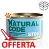 Natural Code ST05 Cat Adult Sterilizzato al Tonno e Pesce Bianco - Lattina Da 85 Gr - CONFEZIONE RISPARMIO