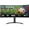 LG 34WP75CP Monitor 34" QHD Ultrawide Curvo LED VA HDR 10, 3440X1440, 1 Ms, AMD