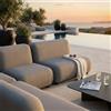 MIlani Home MAMBO - divano centrale con struttura in alluminio e tessuto idrorepellente