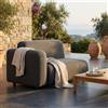 MIlani Home MAMBO - divano dx con struttura in alluminio e tessuto idrorepellente