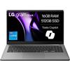 Lg Notebook 15.6'' Lg gram Book i5-1334U/16GB/512GB SSD/W11/Argento [15U50T-G.AA56D]