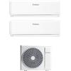Vaillant Climatizzatore Dual Split 9000+12000 Btu Condizionatore con Pompa di calore Classe A++/A+ Gas R32 Inverter WIFI (Unità Interna + Unità Esterna) - VAIB 1-025 WNI + VAIB 1-035 WNI + VAM1-050A2NO ClimaVair Pro Vaib 1