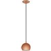 Eglo Leuchten my light Lampadario a sospensione Petto Led pallina in alluminio colore rame lucido d. 15 cm 1XGU10 95838/20