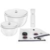 ZWILLING Set Starter Sottovuoto Fresh & Save in Vetro 9 Pezzi