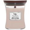 Woodwick Vanilla & Sea Salt Media la & Sea Salt Candela Profumata Vasetto