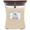 Woodwick Vanilla Bean Media la Bean Candela Profumata Vasetto
