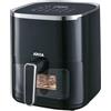 JOCCA - Friggitrice ad Aria Calda da 5 litri| Friggitrice Senza Olio| Air Fryer| Timer| Temperatura Regolabile| Schermo LED Tattile| Risparmio Energetico (Nero2)