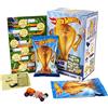 Hot Wheels- Pack Premio con 10 Veicoli a Sorpresa Impacchettati Singolarmente e 10 Adesivi, Giocattolo per Bambini 3+ Anni, GWN97