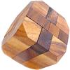 Logica Giochi art. Diamante Mini - Rompicapo 3D in Legno - Difficoltà 4/6 ESTREMO - Serie da Collezione Leonardo da Vinci