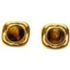GM INDUSTRIE ITALIANE Srl ATELIER FRATTINA 58 ORECCHINO BOTTONE ORO TIGRE