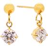 GM INDUSTRIE ITALIANE Srl ATELIER FRATTINA 64 ORECCHINO ORO CON PENDENTE