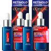 L'Oreal Paris 2x L'Oréal Paris Revitalift Laser Siero Viso Notte con Retinolo Puro Riduce le Rughe Profonde Effetto Anti Età - 2 Flaconi da 30ml ognuno