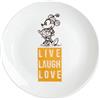 Egan - Piatto da Dessert Minnie Live Laugh Love, Colore: Arancione