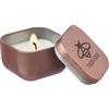 Candele alla vaniglia in barattolo personalizzabile Laurie personalizzate o neutre