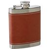 Fiaschetta tascabile personalizzata in acciaio inox capacità 100 ml Cedric personalizzate o neutre