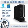 Acer PC DESKTOP ACER VERITON X4630G Cpu i5-4590 Ram 8gb SSD120gb Win10 Pro