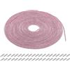 QUARKZMAN 4mm x 10m Corda Tubolare Strass Corda Cristallo Catena Strass Cristalli per Decorazione Fai Da Te Cucire Scarpe Maglioni Pantaloni Ginnastica, Rosa Chiaro, con Aghi