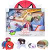 Tsum Tsum MARVEL SPIDERMAN DELUXE THEME SET - Personaggi di SpiderMan, Hobgoblin, Green Goblin, Doc Ock, Miles Morales, Ghost Spider perfetti anche per collezionisti