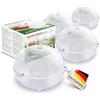 GARDIGO® 4x Trappole per Vespe e Calabroni | Antivespe da Giardino, Anti Vespe Piscina | Repellente Vespe da Esterno | Acchiappa Vespa | Cattura Insetti | Facile da Usare | Made in Germany