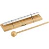 Nino Percussion Energy Chimes Instrument - Large - con Battente - Idea Regalo per Bambini dai 3 Anni - Legno ed Alluminio, Natural (NINO579L)
