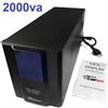Trustech Gruppo Di Continuità 2000VA 1025W 3 Uscite Bivalenti AC Restart , Trustech