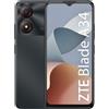 ZTE Blade A34 4G (6.6) 4GB RAM 64GB Grey SMARTPHONE GARANZIA ITALIA