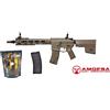 ARES AMOEBA M4 RIS CQB TAN AM-009 DARK EARTH VSPACK