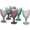 VILLA D'ESTE HOME TIVOLI Castle Set 6 Pezzi Calice Bicchiere 280ml Multicolore Vetro