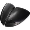 Viviance 2 Pezzi 1 Paio Copri Specchietto Retrovisore Anteriore Copri Specchietto Retrovisore Compatibile con VW Golf 7 Mk7 Mk7.5 R GTI GTD GTE VII 2013-2018 Variant E-Golf 2014-2017