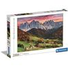 Clementoni - 32570 Collection - Val di Funes - 2000 pezzi - Made in Italy, puzzle adulti 2000 pezzi, puzzle paesaggi, divertimento per adulti