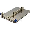 MMOBIEL Supporto universale PCB per PCB - Jig staffa morsetto riparazione strumento - set di saldatura - acciaio inox - scheda madre PCB supporto - 13,5 x 9 cm