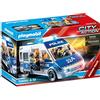 PLAYMOBIL City Action 70899 Furgone della Polizia, con Luci e Suoni, Giocattoli per Bambini dai 4 Anni