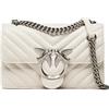 Pinko, LOVE ONE MINI DC SHEEP NAPPA C Donna, Z99Q NERO-ANTIQUE GOLD, size