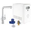 Grohe Rubinetto per Lavello Blue Professional con Doccetta Estraibile, Cromo, 31326002
