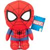 CARTOON Peluche Spiderman, Marvel, testone, pupazzo per bambini con suono, 30 cm