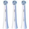 Oral-B Testine di Ricambio iO Series Ultimate Clean, Testine Rotonde Originali, Setole CrissCross per pulizia e rimozione della placca avanzate e in p